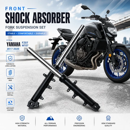 Front Shock Absorber Fork Suspension Set Fit For YAMAHA FZ07 MT07 2017-2020