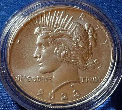 2023 Uncirculated U.S. Peace Silver Dollar - Philadelphia, Original Box & COA