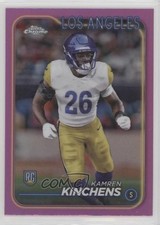 2024 Topps Chrome Rookies Pink Refractor Kamren Kinchens #282 1fb6
