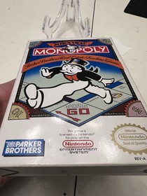 Monopoly NES Nintendo Entertainment System CIB  * Tested * great condition 
