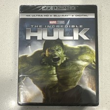 The Incredible Hulk (4k Ultra HD + Blu-Ray, 2008) New Sealed Edward Norton MCU