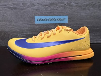 Nike Triple Jump Elite 2 Track & Field Yellow Blue Spikes Mens Sz
