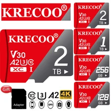 Micro SD Card 2TB 1TB 512GB 256GB 128GB TF Memory Card -Wholesale Lot