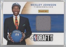 2012 Panini Father's Day Draft Day Materials Basketball Wesley Johnson #9 h3a
