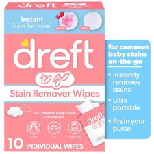 Stain Remover Wipes for Laundry Clothes Pre-Treat Grease Dirt Food Spots