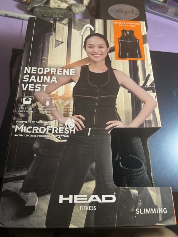 NIB Head Fitness Women's Medium Neoprene sauna Slimming Vest FREE SHIPPING