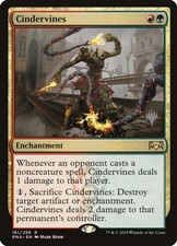 MTG - Cindervines (Planeswalker Stamp) - Throne of Eldraine - X1 - (NM) -