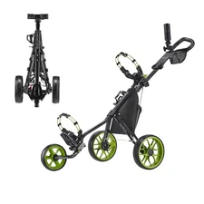 CaddyLite 11.5 V3 Golf Push Cart - Lightweight Aluminum 3-Wheel Foldable Golf...
