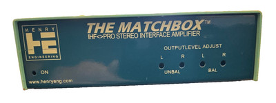 Henry Engineering (HE) The Matchbox  - IHF Pro Stereo Interface Amplifier