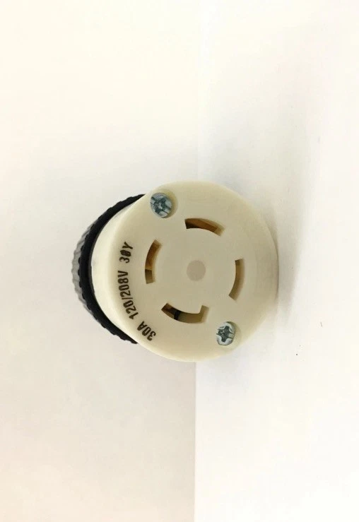 Bryant Locking Connector 4P 4W 120/208V 30A Model 3433 (25JL168) - Image 2 of 4
