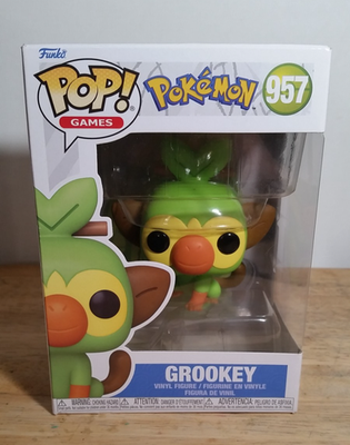 FunKo Pop! Pokémon 3er Set – Grookey, Luxray & Wooloo, Sammlerfiguren In Originalbox