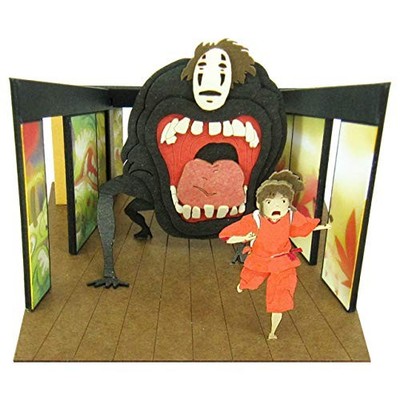 Sankei Studio Ghibli Mini Spirited Away Chihiro on the Run Non-Scale Paper Craft