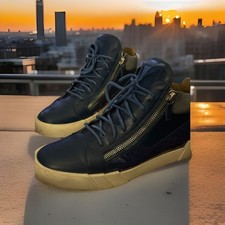 Giuseppe Zanotti Lack Leder High Top Sneaker Herren Schuhe Neuwertig NP 580,-€