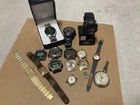 Vintage Watch Lot Seiko Citizen Pro Master Elgin Timex Casio Parts Repair Mens