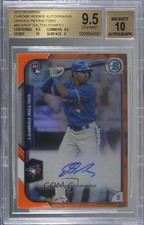 2015 Bowman Chrome Rookie Orange Refractor 5/25 Dalton Pompey BGS 9.5 Auto 0b5