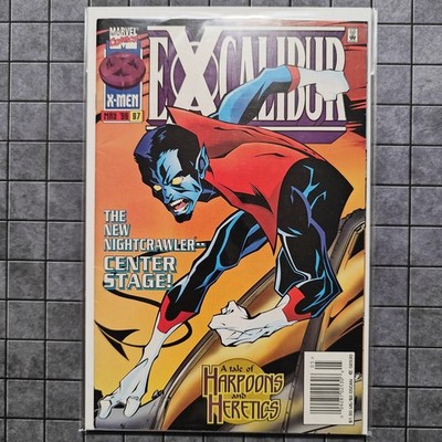 Excalibur #97 - (NEWSSTAND Variant) - Warren Ellis - Nightcrawler (1996) - FN