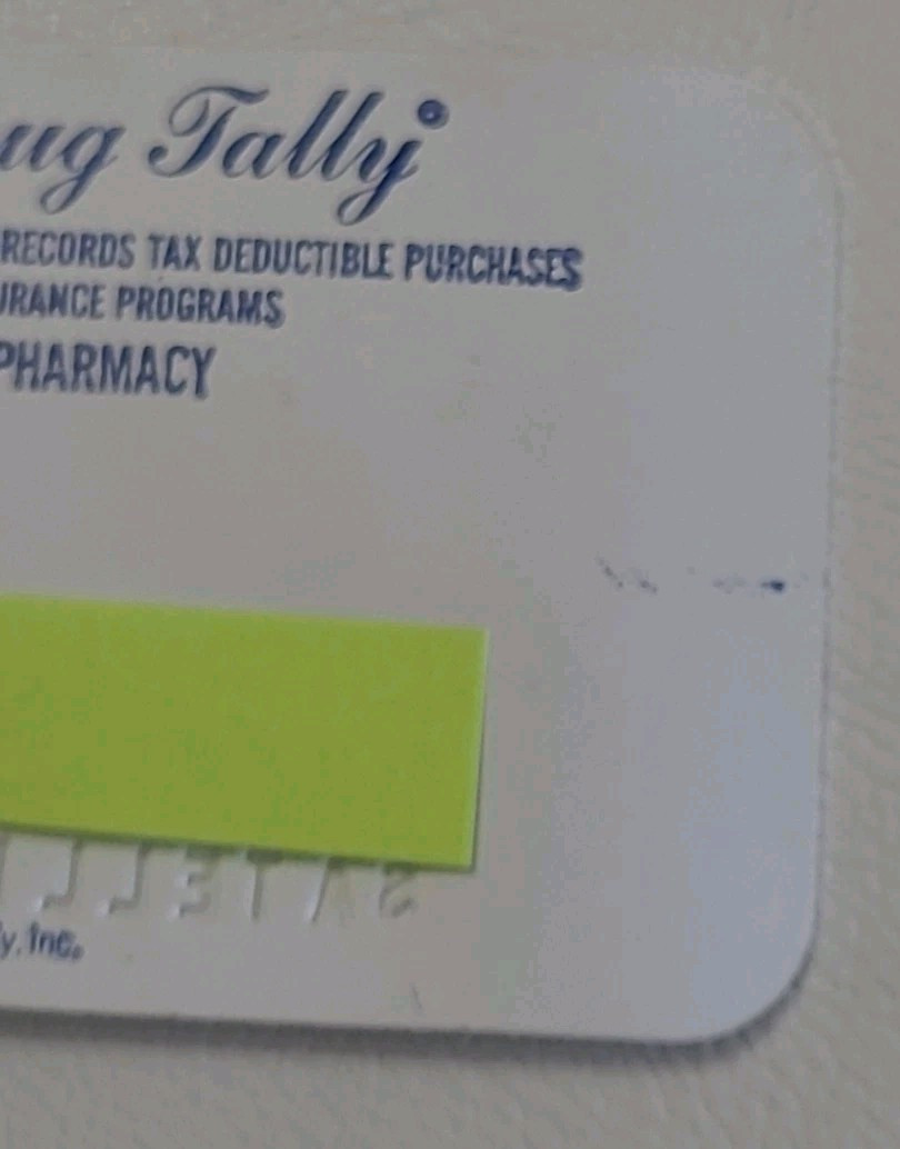 Vintage RX Fulmer's Drug Store Credit Card 1965 Satellite Beach Fl Movie Prop ⬇️