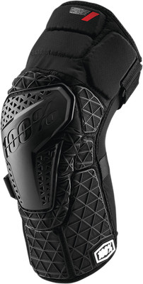 100% - Surpass Knee Guards - Black - Large | 70009-00003