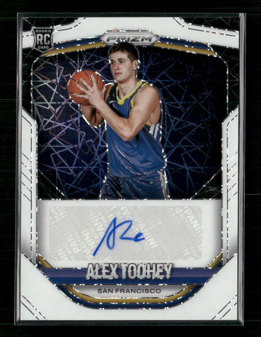 2025-26 Prizm Alex Toohey RC Auto White Lazer #/99 #PA-TOO