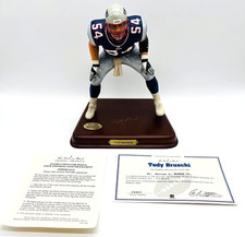 Danbury Mint Tedy Bruschi New England Patriots Statue Figurine NFL Football
