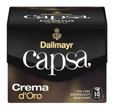 Dallmayr Capsa Crema d'Oro Kaffeekapseln Intensität: 5 10 Stück 100% Arabica