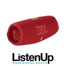 JBL Charge 5 Portable Waterproof Bluetooth Speaker w/ Built-In Powerbank Red 
