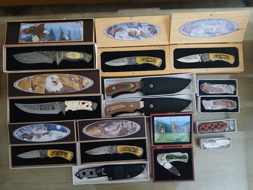 (14) Cuchillos de caza M-Tech Elk Ridge Brújula - Precio de $450 - ES-B2 Foto 4 de 4