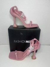 Fashion Nova “Never Settle For Less” Heeled Sandals – Pink – Women’s Size 10