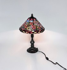 Tiffany Style Stained Glass Rainbow Garden Cabochans Table Lamp