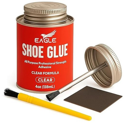 #ad Eagle Shoe Cement – Heavy Duty Shoe Sole Glue for Repair – Strong Waterproof $22.99
