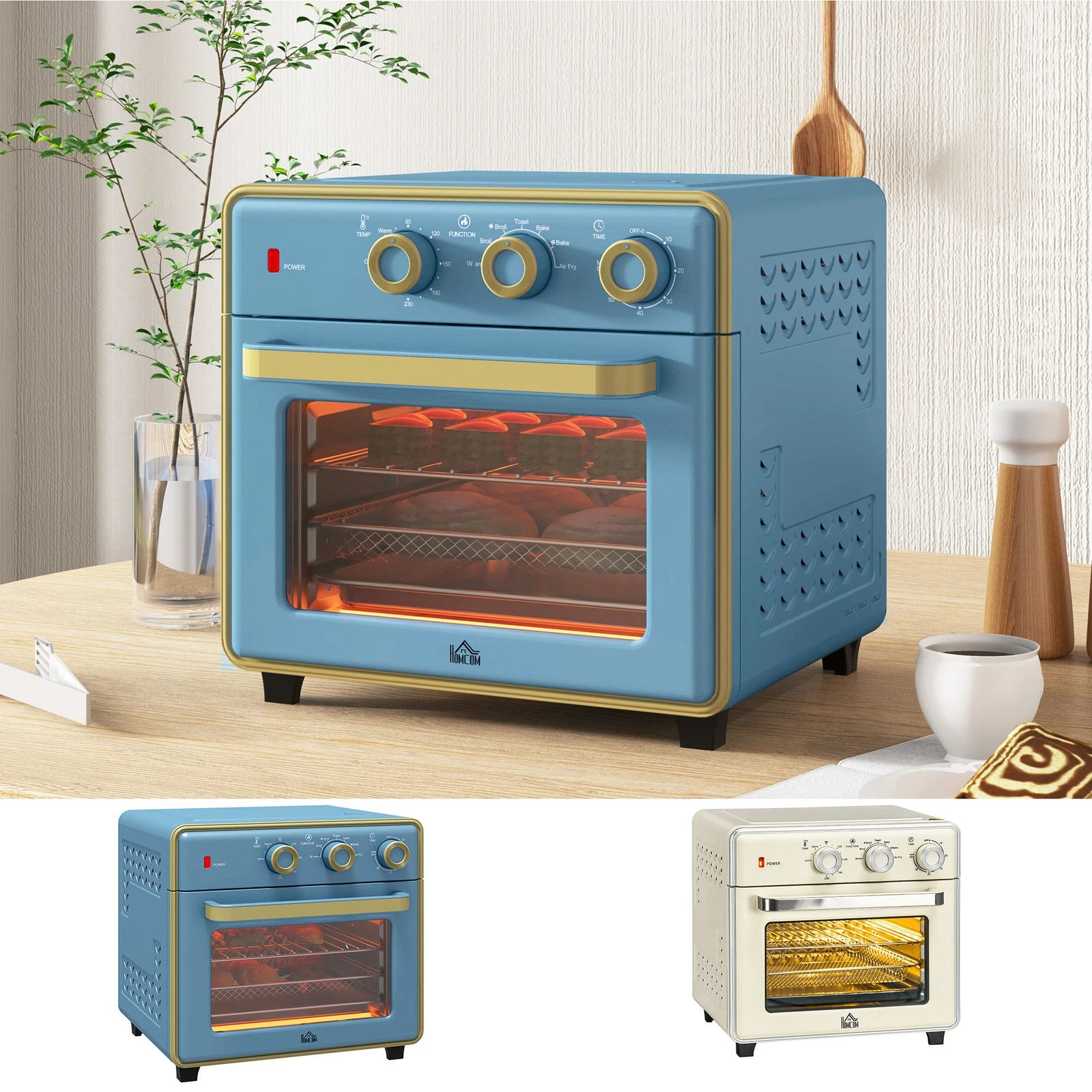 20L Mini Oven Toaster Oven w/ Warm Broil Toast Bake Air Fryer Timer 1400W
Opens in a new window or t