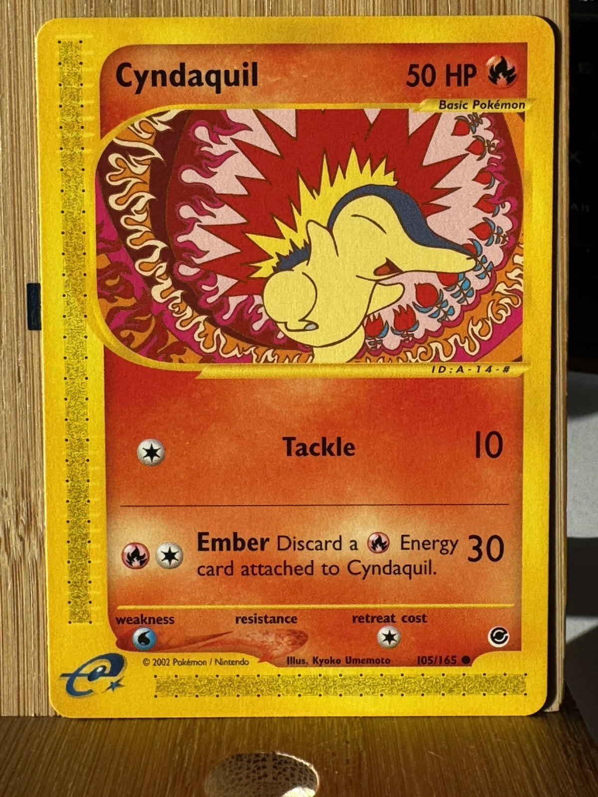 2002 POKEMON EXPEDITION CYNDAQUIL #105 L/P NM
