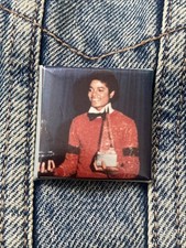 Michael Jackson Pinback Vintage Button Badge Music Pin 80s Retro #048