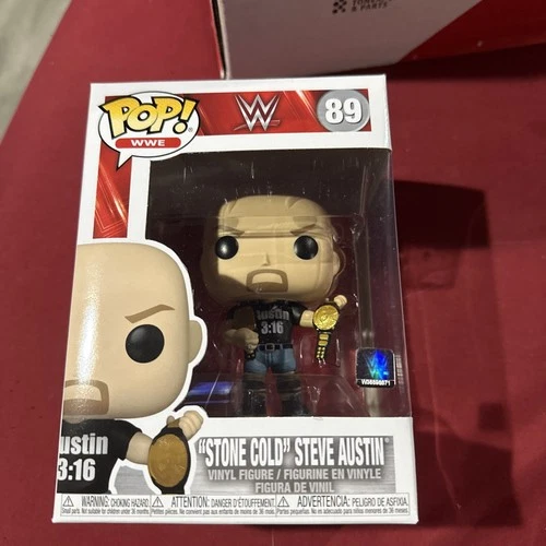 Funko Pop #89 WWE Stone Cold Steve Austin 7 Eleven Exclusive Figure NO STICKER