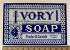 Ivory Soap Proctor and Gamble Products Vintage Porcelain Metal Sign 12 x 8"