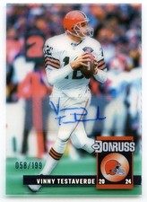 Vinny Testaverde 2024 Clearly Donruss #11 Retro 1994 Auto Browns (FREE SHIPPING)