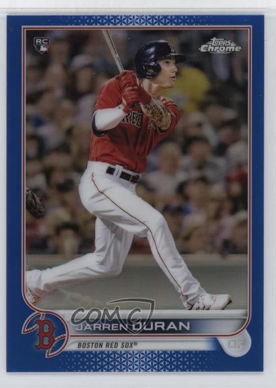 2022 Topps Chrome Blue Refractor /150 Jarren Duran #113 0af3