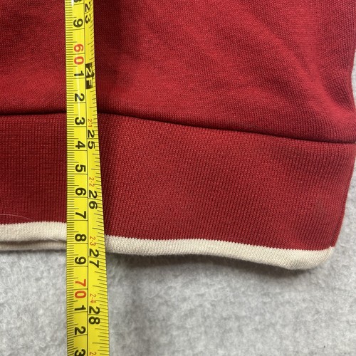 Taylor Swift RED Quarter-Zip Pullover Sweatshirt Size XL Soundtrack Lyrics - Picture 10 of 10
