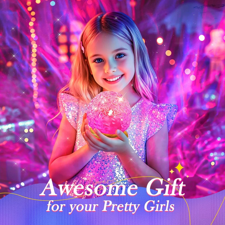 Christmas Gifts Teen Girls Kids Crystal Light Projector, 216 Modes Mood Lighting - Image 2 of 4