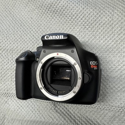 Canon EOS Rebel T3 Digital SLR Camera Black No Battery No Accessories