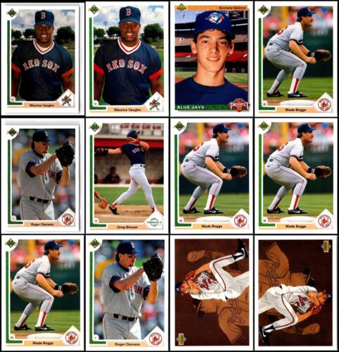 1991 Upper Deck Boston Red Sox (12) Card Lot - FINAL OFFER – BUY BEFORE OTHERS!