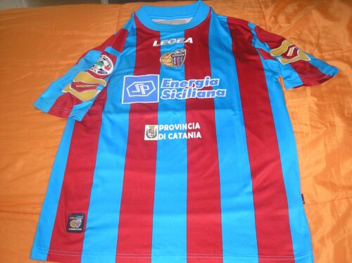 MAGLIA CATANIA 2008 2009 2010 LEGEA - MORIMOTO 15 - MATCH WORN JUVENTUS INTER - Foto 2 di 16