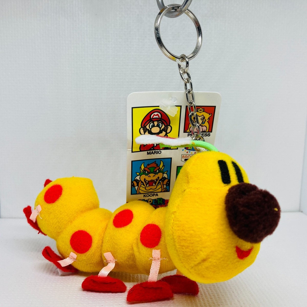 マリオワールド バンプレスト 18 キラ Banpresto Banpresto 1996 Nintendo Super Mario World Plush Toy Keychain