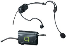 Q-audio Qwm1900hs Uhf Lightweight Headset Wireless Radio Microphone System