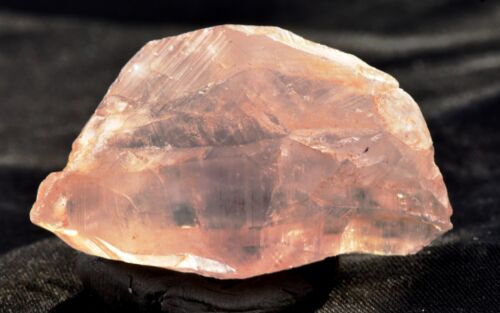 pink satyaloka azeztulite quartz with rare amethyst hue sat-chit ananda #7434 - Picture 5 of 7