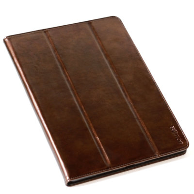 Premium leather cover for Apple iPad 234 tablet protective cover case bag Brown