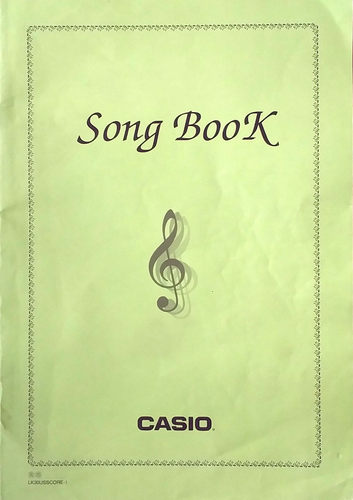 Original Casio Song Music Book for LK-30 Lighting Keyboard 80 Songs 80 Page LK30 - Picture 1 of 3