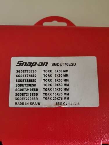 Snap On Tools 7pc Miniature Precision Torx Set for Electronic Repair NEW!!!!!!!! - Picture 4 of 5