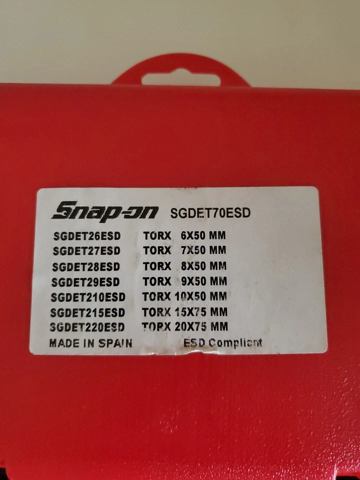 Snap On Tools 7pc Miniature Precision Torx Set for Electronic Repair NEW!!!!!!!! - Image 4 of 4