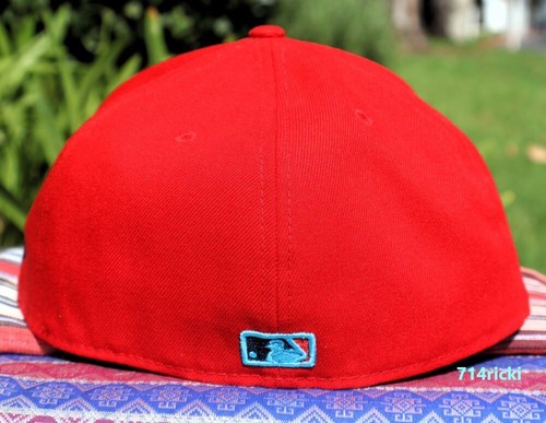 2023 MLB Father's Day Los Angeles Angels Fitted Hat New Era 59FIFTY On Field - Picture 6 of 8